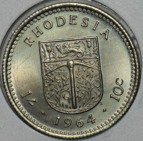 Rhodesia 1964 10 Cents 196009 combine shipping