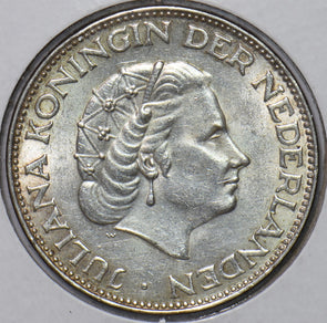 Netherlands 1962 2 1/2 Gulden 295906 combine shipping