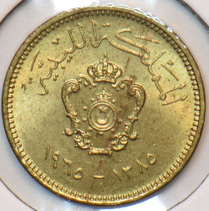 Libya 1965 AH 1385 Millieme 295328 combine shipping