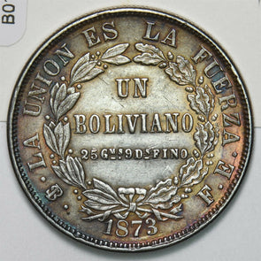 Bolivia 1873 Boliviano B0150 combine shipping