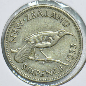 New Zealand 1935 6 Pence Bird animal 197913 combine shipping