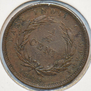 India British 1845 1/4 Cent East India Co 296176 combine shipping