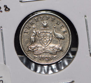 Australia 1928 3 Pence Kangaroo animal Moorhen  191231 combine shipping