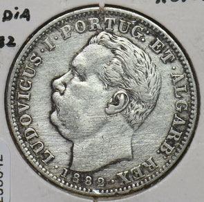 Portuguese India 1882 Rupia 295642 combine shipping