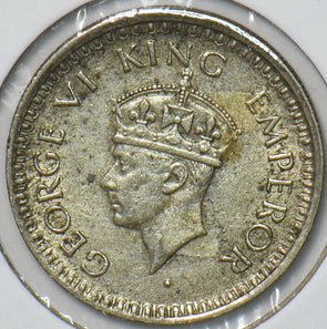 British India 1943 1/4 Rupee 150929 combine shipping