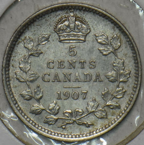 Canada 1907 5 Cents 196301 combine shipping
