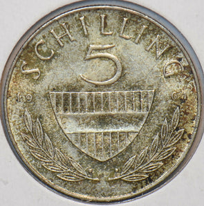 Austria 1961 5 Schilling Horse animal 194623 combine shipping