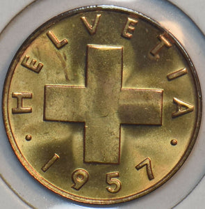 Switzerland 1957 Rappen 196226 combine shipping