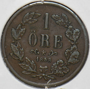 Sweden 1858 Ore 194010 combine shipping