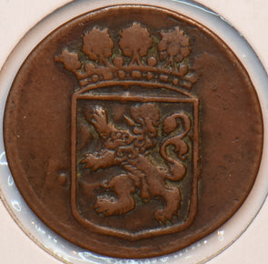 Netherlands East Indies 1735 Duit Lion animal 294872 combine shipping