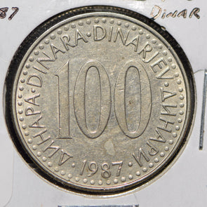 Yugoslavia 1987 100 Dinara  901075 combine shipping