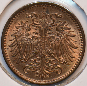Austria 1895 Heller Eagle animal 193386 combine shipping