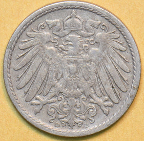 Germany 1905 5 Pfennig Eagle animal 902342 combine shipping
