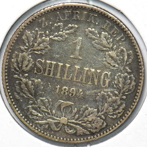 South Africa 1894 Shilling 294371 combine shipping