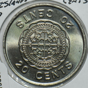 Solomon Islands 1977 20 Cents 190695 combine shipping