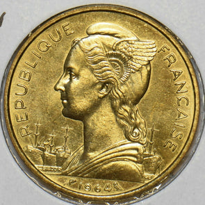 French Colonies 1964 20 Francs Reunion 197038 combine shipping