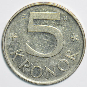 Sweden 1985 5 Kronor 152869 combine shipping