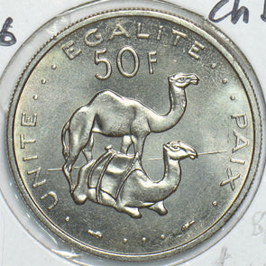 Djibouti 1986 50 Francs CH BU Camel 298697 combine shipping
