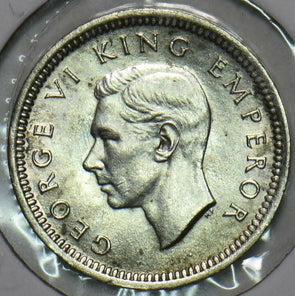 New Zealand 1942 3 Pence 196420 combine shipping