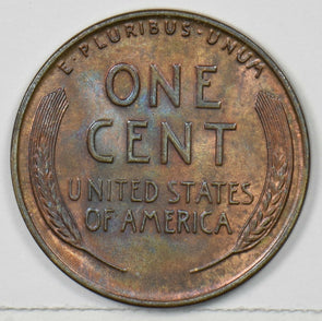 1931 Lincoln Wheat Cent RB Magenta Toning Choice BU++ U0396