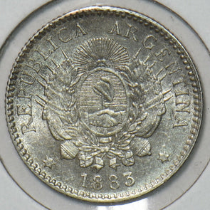 Argentina 1883 10 Centavos BU 297111 combine shipping