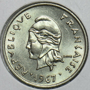 French Polynesia 1967 10 Francs 152747 combine shipping