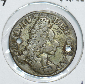 Denmark 1704 8 Skilling Silver 491520 combine shipping