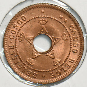 Belgium Congo 1919 Centime 491447 combine shipping