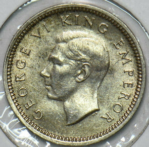 New Zealand 1942 3 Pence 297558 combine shipping