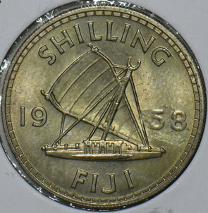 Fiji 1958 Shilling 196348 combine shipping