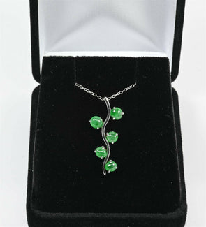 18K Gold Jadeite Pendant GP0004