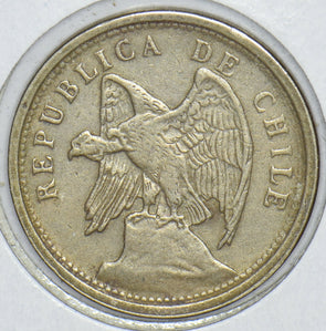 Chile 1925 20 Centavos Condor animal 291214 combine shipping