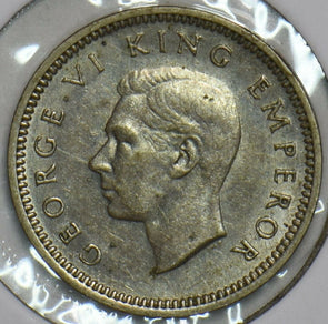 New Zealand 1943 3 Pence 903657 combine shipping