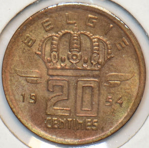 Belgium 1954 20 Centimes 902818 combine shipping