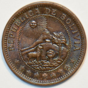 Bolivia 1951 Boliviano Alpaca animal 151456 combine shipping