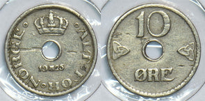 Norway 1925 10 Ore 153914 combine shipping