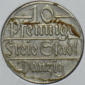 Danzig 1923 10 Pfennig 240256 combine shipping