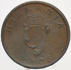 Ireland 1805 1/2 Penny 195028 combine shipping