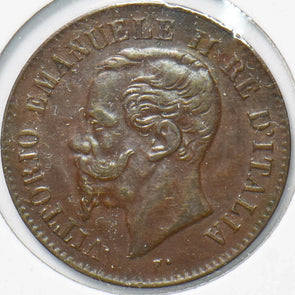 Italy 1867 2 Centesimi Vittorio Emanvele II 292986 combine shipping