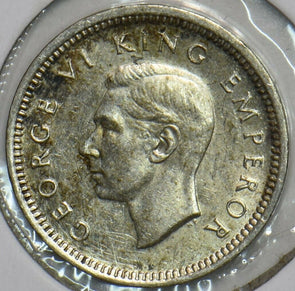 New Zealand 1942 3 Pence 903641 combine shipping