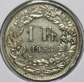 Switzerland 1953 Franc 193836 combine shipping