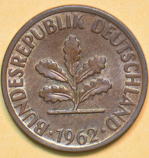 Germany 1962 2 Pfennig 902321 combine shipping