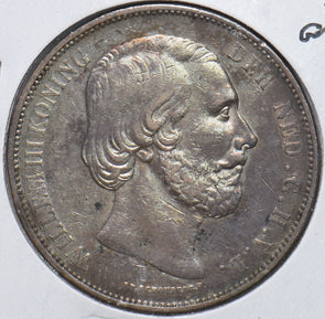Netherlands 1872 2 1/2 Gulden Lion animal 490540 combine shipping