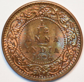 British India 1926 1/12 Anna 193822 combine shipping