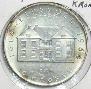 Norway 1964 10 Kroner 240586 combine shipping