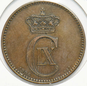 Denmark 1906 5 Ore Dolphin animal 293246 combine shipping