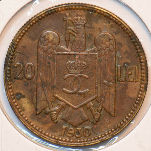 Romania 1930 20 Lei Eagle animal 294660 combine shipping