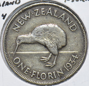 New Zealand 1934 Florin Kiwi Bird animal 293538 combine shipping
