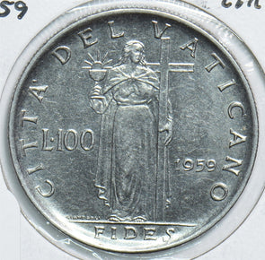 Vatican 1959 100 Lire 198625 combine shipping