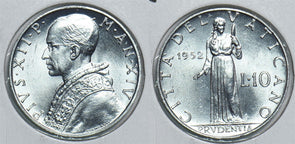 Vatican 1952 10 Lire 299141 combine shipping